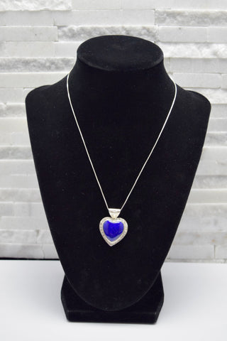 Lapis Heart Pendant