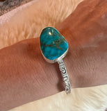 Amazing Kingman Turquoise Cuff Bracelet