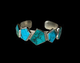 Desert Sky Kingman Five Stone Statement Cuff