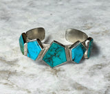Desert Sky Kingman Five Stone Statement Cuff