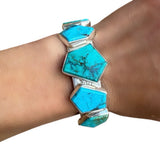 Desert Sky Kingman Five Stone Statement Cuff