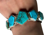 Desert Sky Kingman Five Stone Statement Cuff