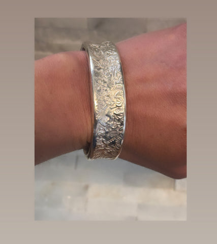 Hand Stamped Cuff