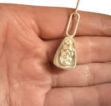 * Sterling Silver Handmade Bear & Tree Cube Dangles