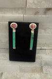Chrysoprase & Rhodochrosite Dangles