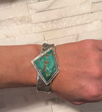 Collectors Green Kingman Turquoise Cuff