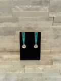 Coastal Luxe Turquoise & Mother of Pearl Dangles