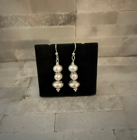 Fresh Water Pearl Handmade Bead Dangles