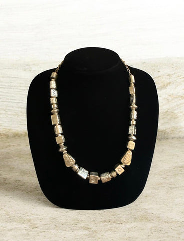 Cube Sterling Silver Necklace