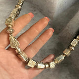 Cube Sterling Silver Necklace