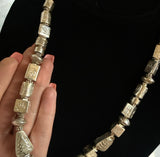 Cube Sterling Silver Necklace