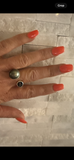 Love & Harmony Black Jade & Tahitian Pearl Ring
