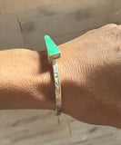 Chrysoprase Cuff Bracelet