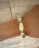 Handmade Sterling Silver Cube Bracelet