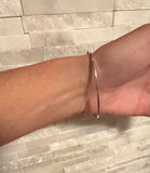 SOLD Sterling Silver Turquoise Hook Bangle