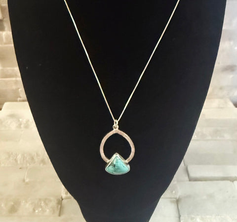 Modern Turquoise Pendant