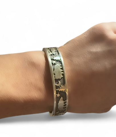Animal Sterling Silver Cuff