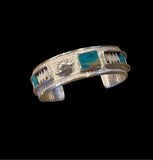 Heavy Sterling Silver Porcupine Quill Cuff