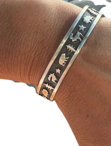 Animal Sterling Silver Cuff