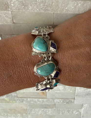 Butterfly & Dragonfly Link Bracelet