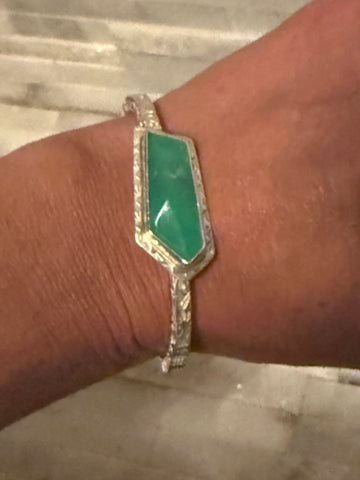 Chrysoprase Stunning Cuff