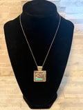 Bear & Turquoise Pendant