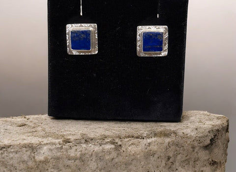 Lapis & Sterling Silver Posts