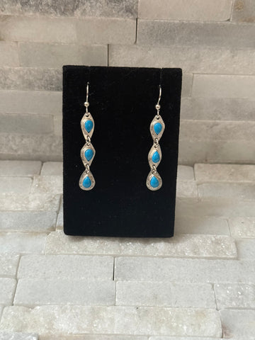 3 Piece Turquoise Dangles