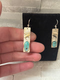 Elk & Turquoise Dangles