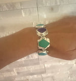 Amazonite Sugilite Chrysoprase Bracelet