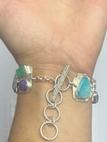 Amazonite Sugilite Chrysoprase Bracelet