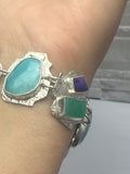Amazonite Sugilite Chrysoprase Bracelet