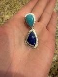 Amazonite & Lapis Dangles