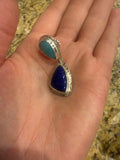 Amazonite & Lapis Dangles