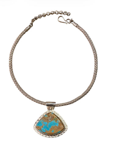 Large Kingman Turquoise Pendant