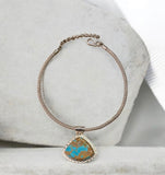 Large Kingman Turquoise Pendant
