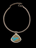 Large Kingman Turquoise Pendant