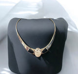 Contemporary Sterling Silver Choker