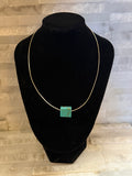 SOLD Kingman Turquoise Cube Choker