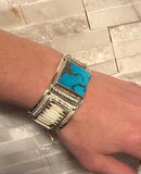 SOLD Porcupine Quill Inlay Bracelet