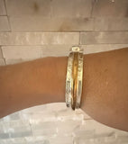 Ready To Go Two Tone Turquoise Cuff