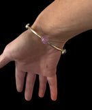 Chrysoprase & Sugilite Bangle