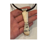 SOLD Elk Ivory & Fossilized Walrus Tusk
