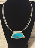 Kingman Turquoise Modern Choker