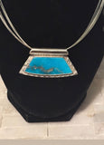Kingman Turquoise Modern Choker