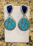Amazing Lapis & Turquoise Dangles