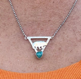 Bear & Turquoise Modern Pendant