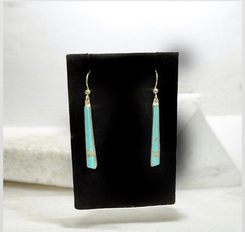 Incredible Thin Turquoise Dangles