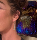Incredible Thin Turquoise Dangles