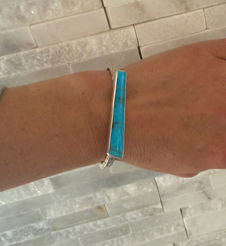 Kingman Turquoise Modern Cuff